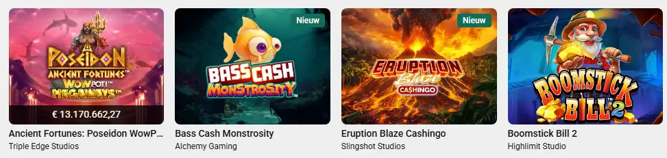 Gokkasten in het UNIBET CASINO
