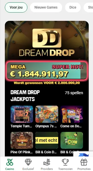 Bonussen beschikbaar in de UNIBET CASINO
