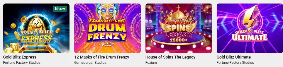 Minigames in het UNIBET CASINO
